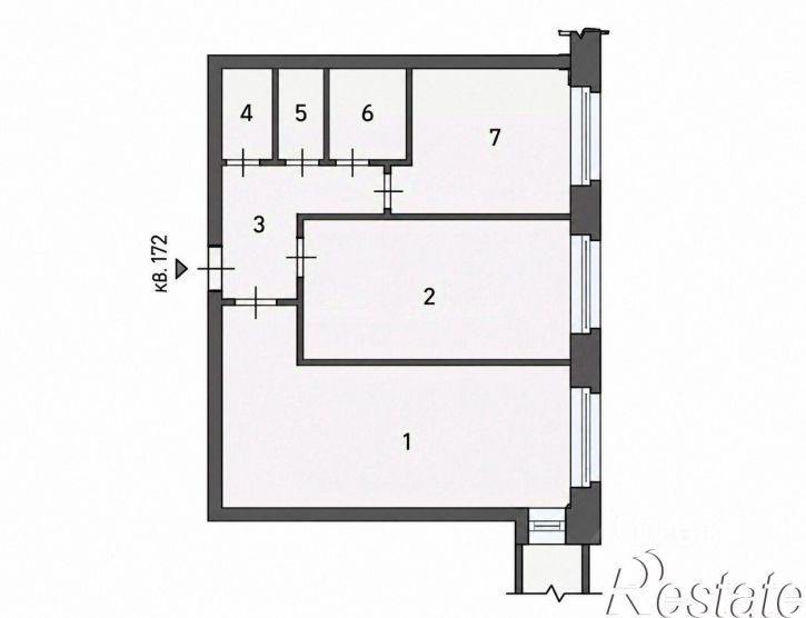 2-комн квартира Дачная улица, 49 к4,  д. 49 к4