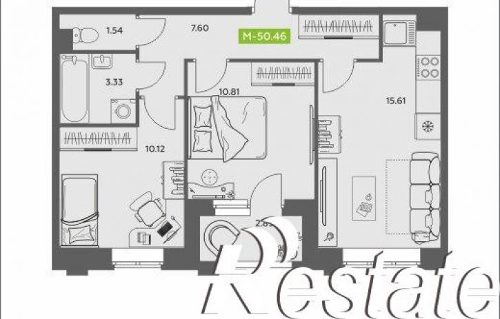 2-комн квартира Ленинградский проспект, 28,  д. 28