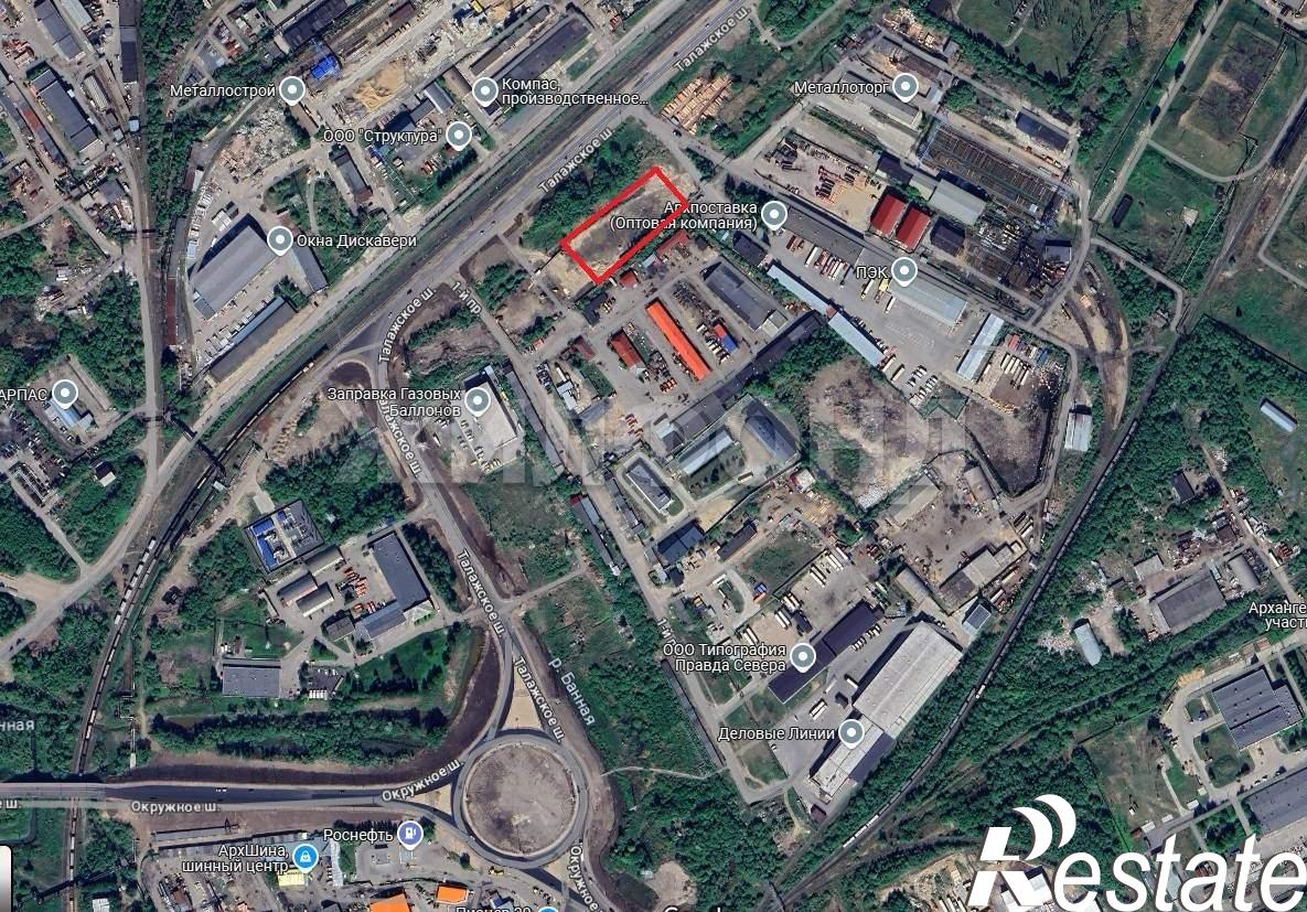 Купить землю, земельный участок за 12 500 000 рублей на Талажское шоссе