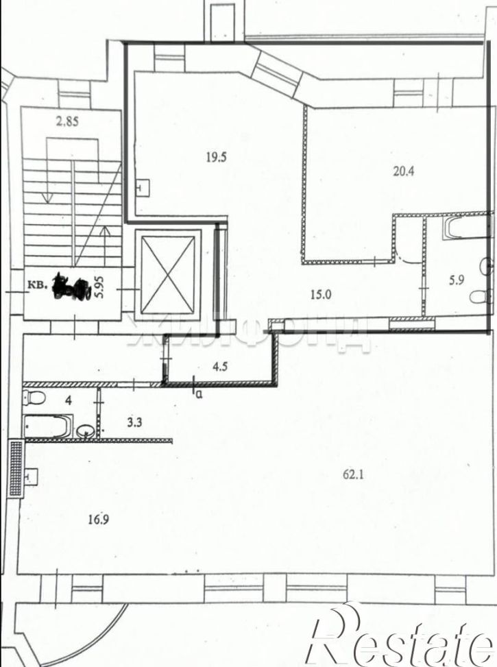 2-комн квартира Троицкий проспект, д.12