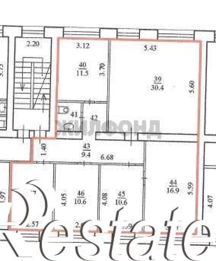 3-комн квартира Суворова ул., д.11